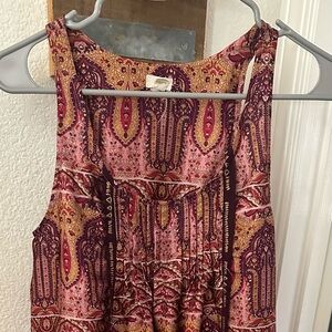 Anthropologie tiered lounge dress